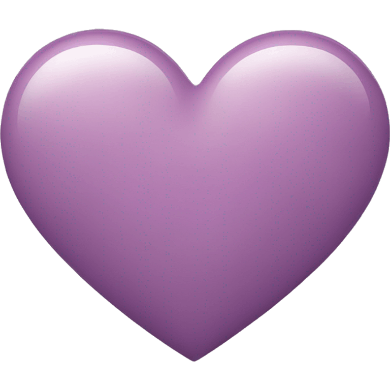 A heart with mauve emoji