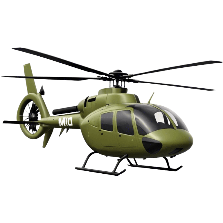 MD 500 - MD Helicopters (Model Year: 2021) (Iconic colour: Olive green) emoji