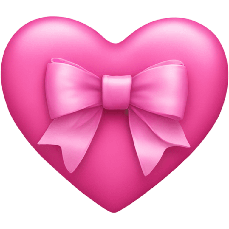 pink bow heart emoji