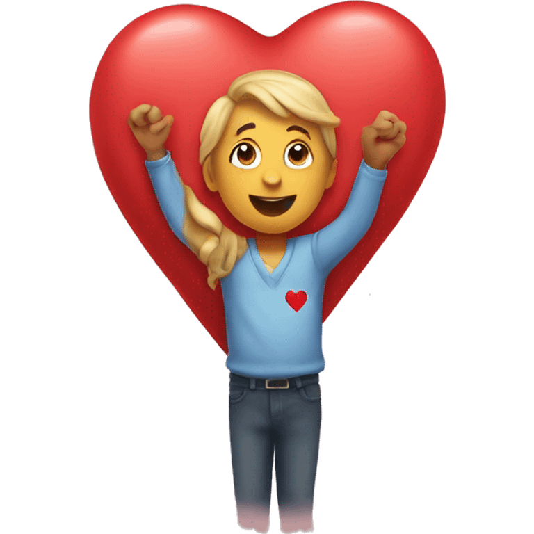 A heart saying I love you  emoji