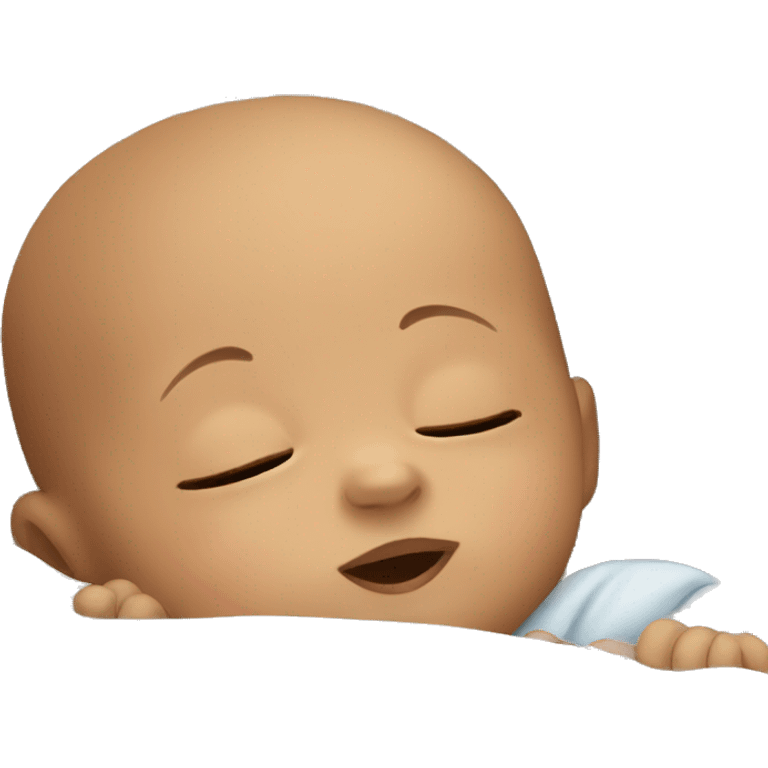 Baby sleeping emoji