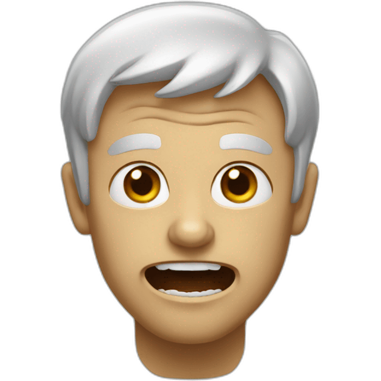 Terrifié emoji