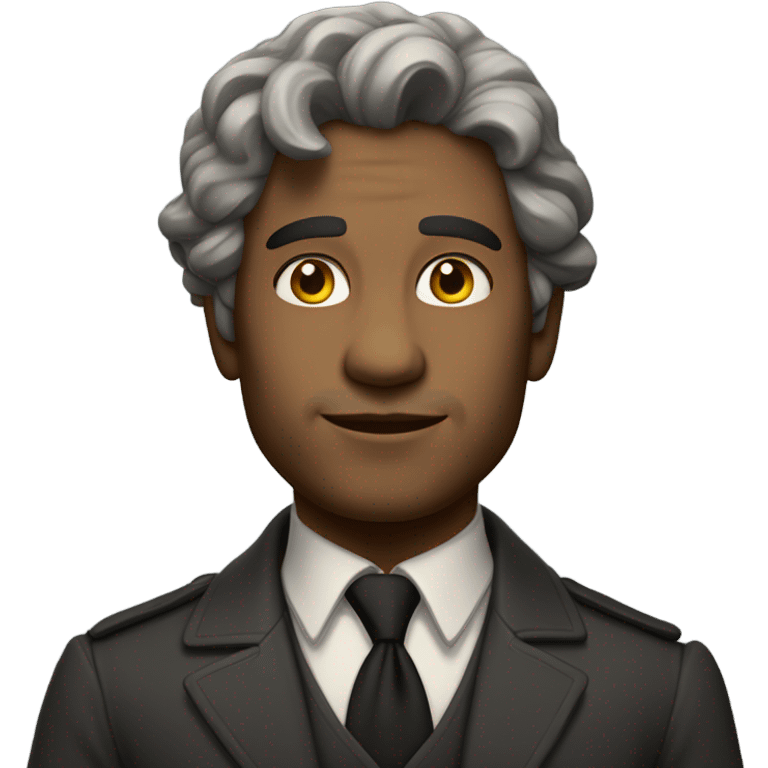 newton  full body realistic perfect face standing emoji