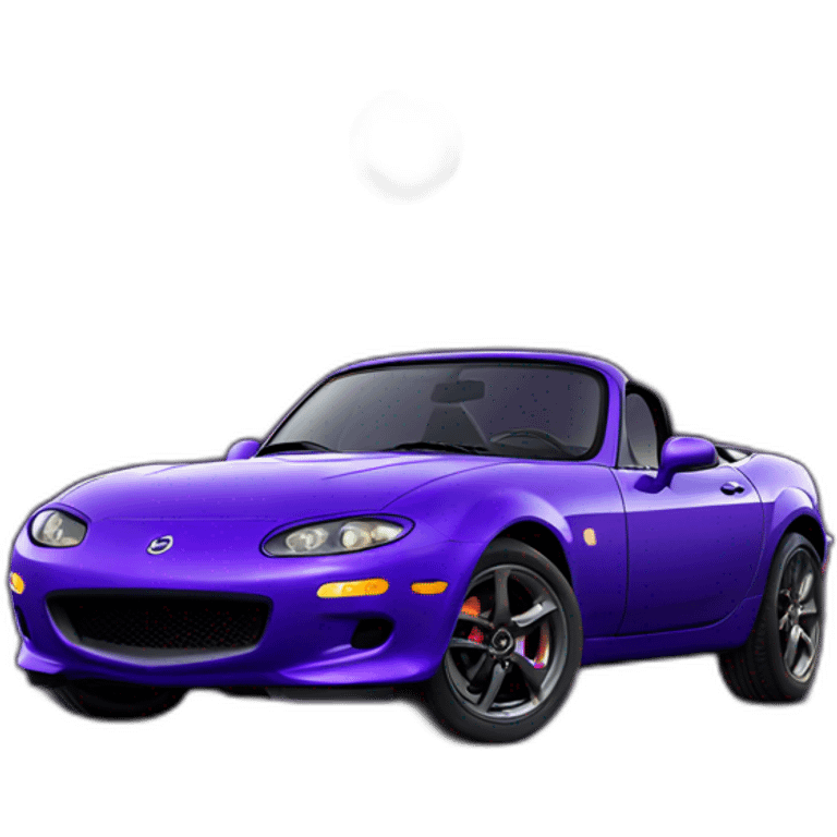 Miata purple night emoji