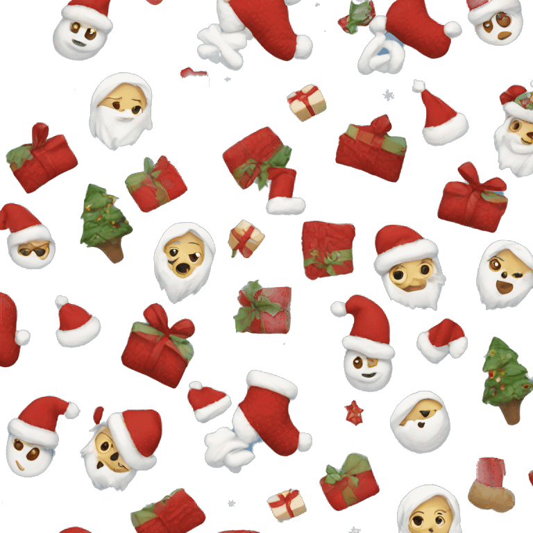 Christmas blanket emoji