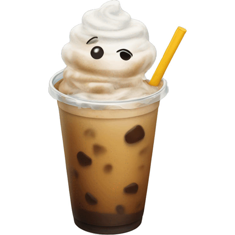 Iced coffee emoji