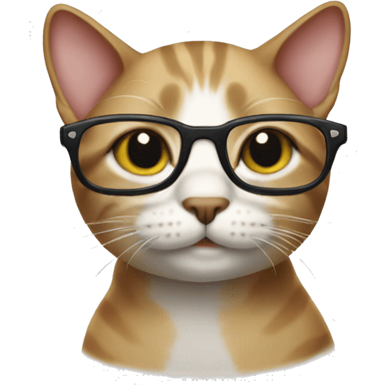 cat with glasses emoji