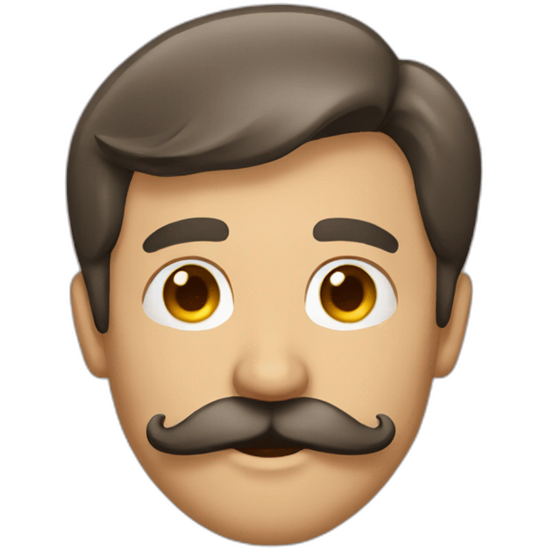 Man with mustache emoji