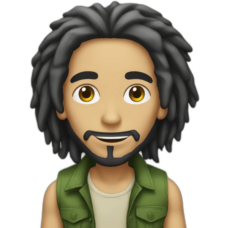 bob marley but hes a white guy emoji