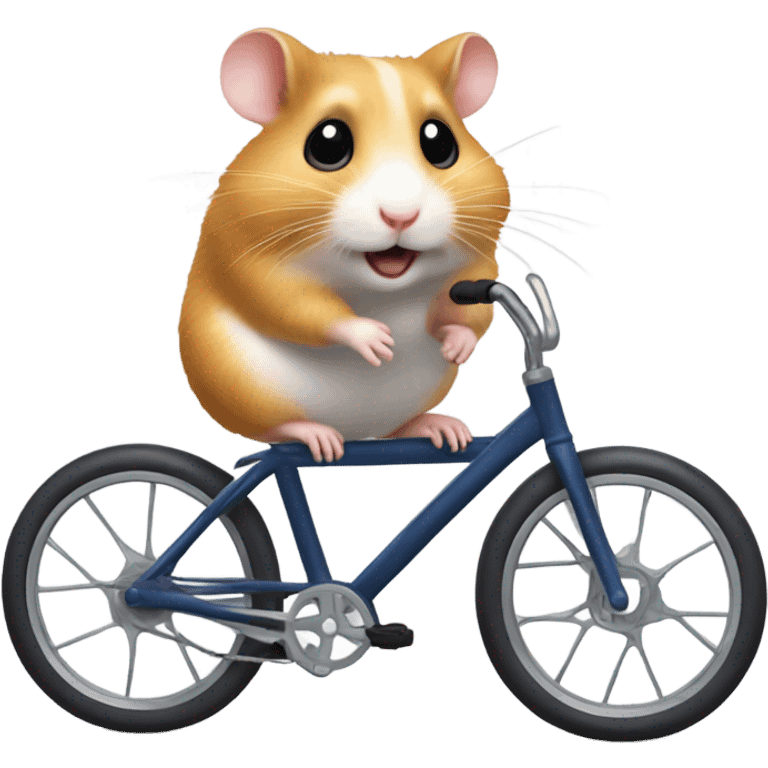 hamster riding bike emoji