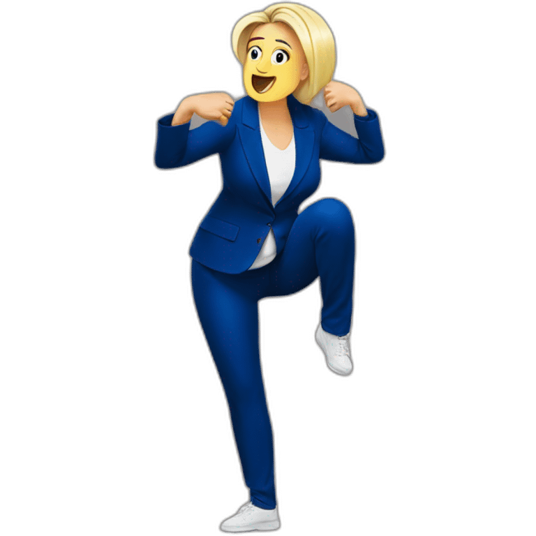 Marine le Pen qui twerk emoji