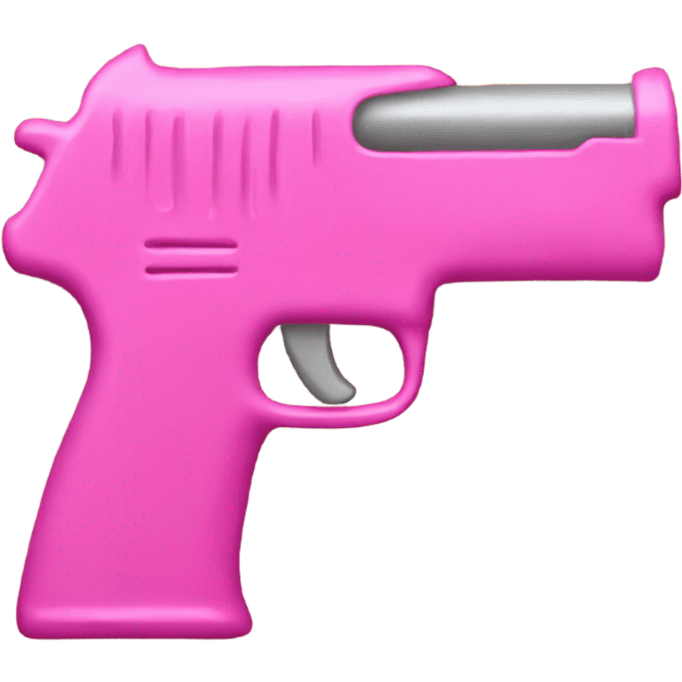 Pink gun emoji