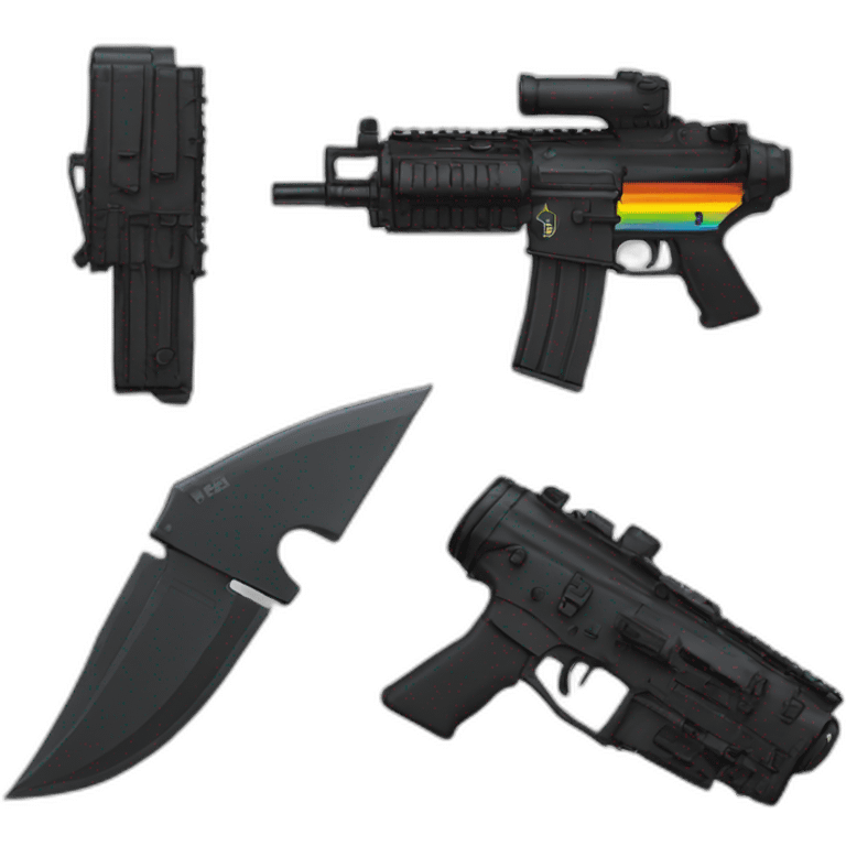 cat lgbt+ black knife m4a1 power hand tank emoji