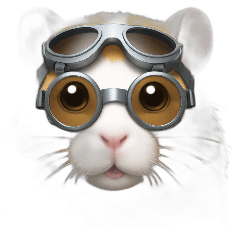 hamsters wearing goggles emoji