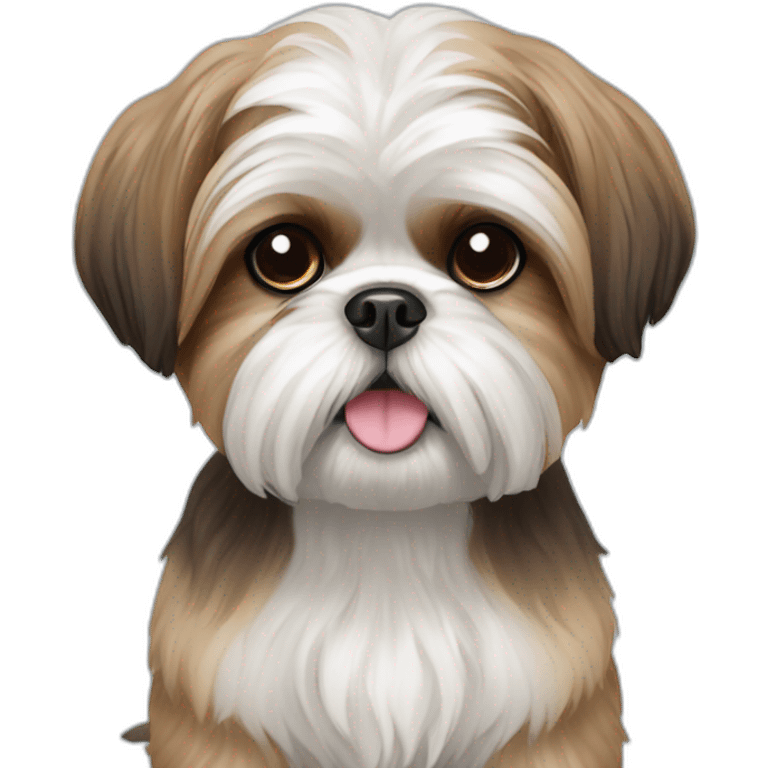 Dog Shih Tzu full-height emoji