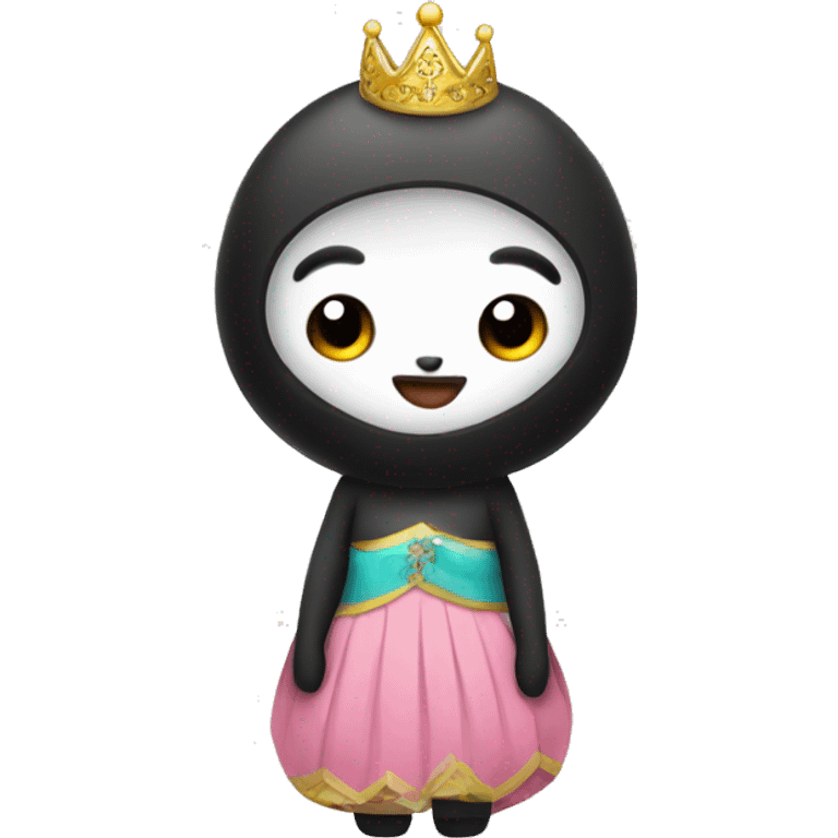 Pingun with a dress emoji