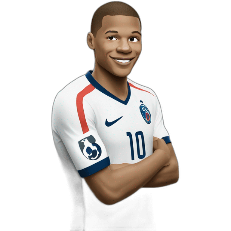 Kyllian Mbappé célébration emoji