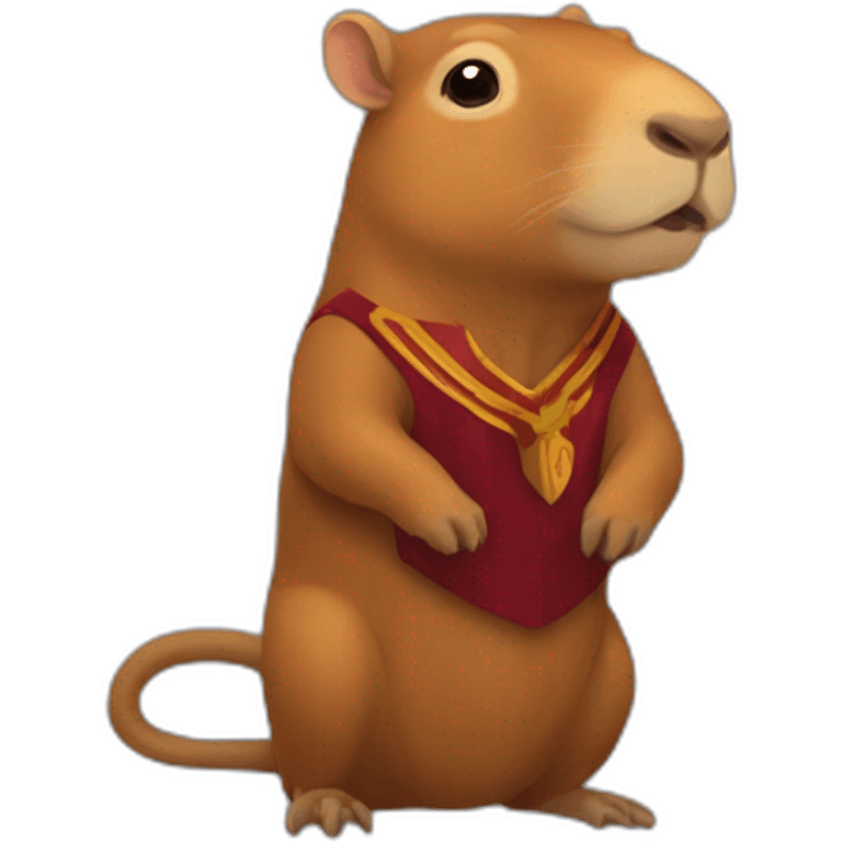 Capibara gryffindore emoji