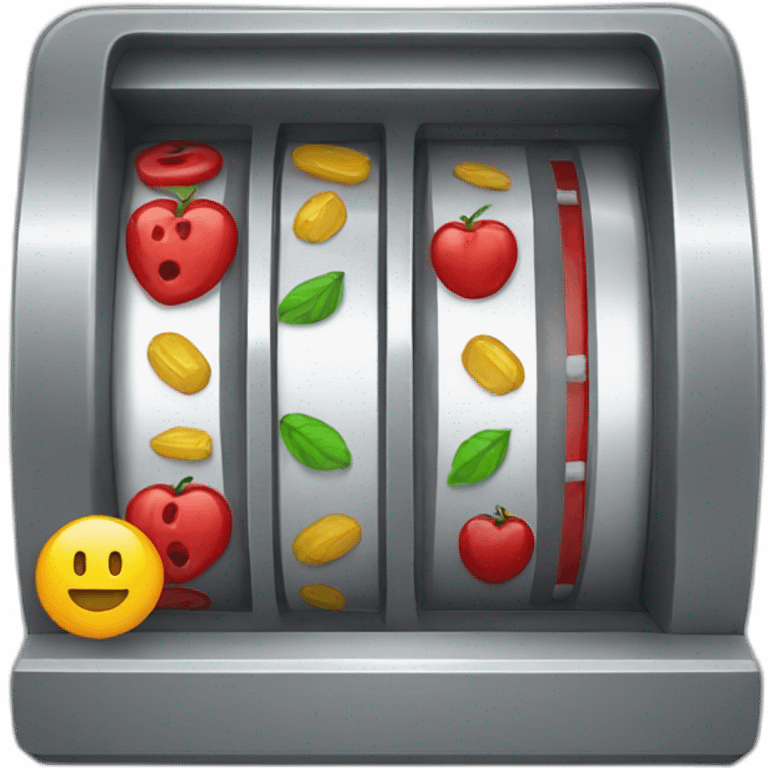 Slot flat style emoji