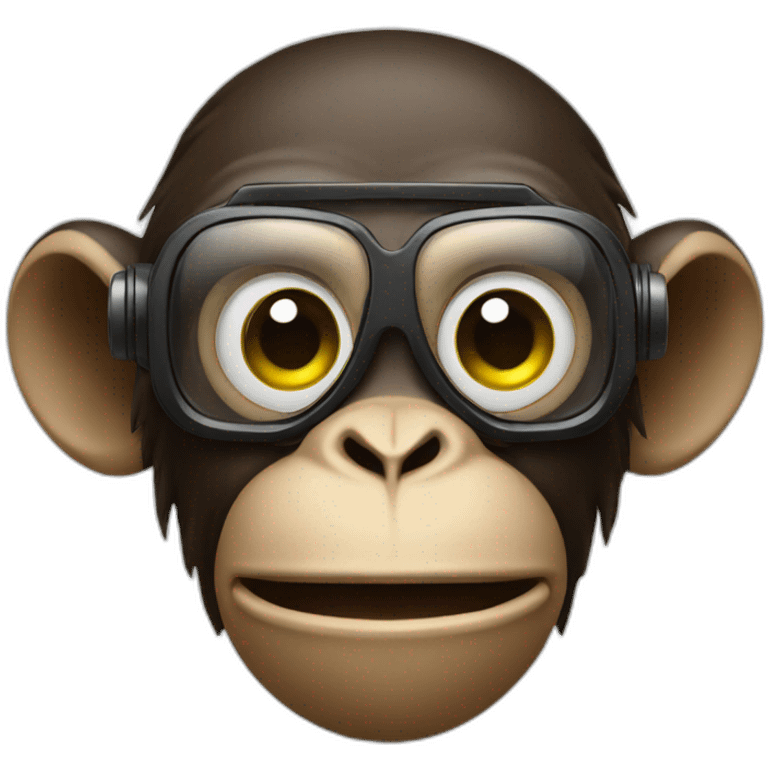 techno monkey emoji