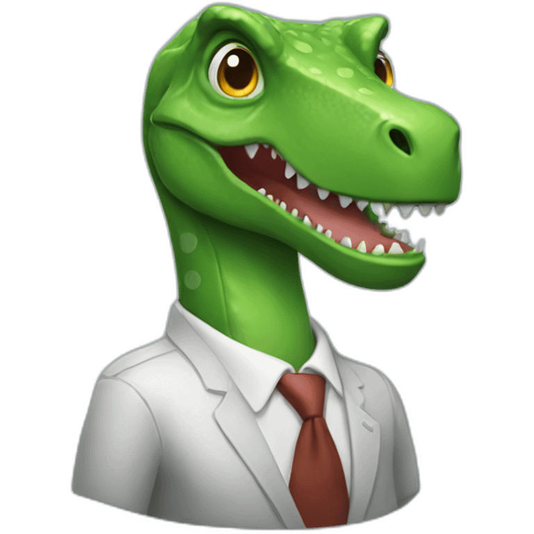 Corporate dinosaur emoji