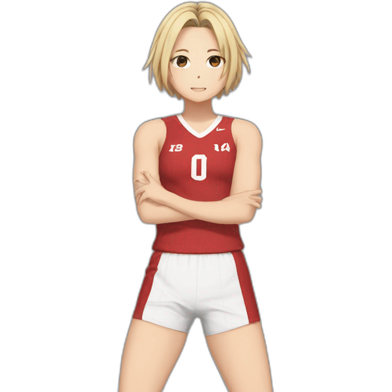 Kenma in Volleyball uniform emoji