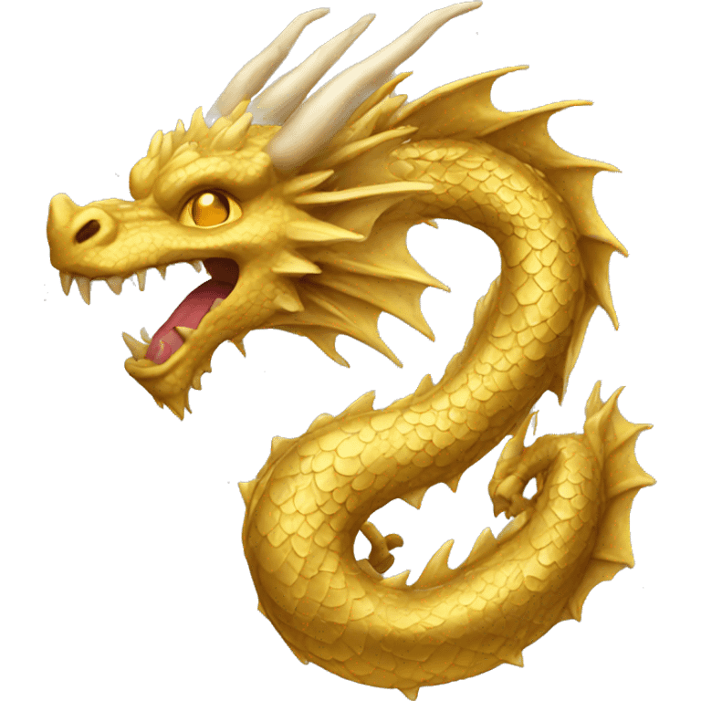 gold dragon emoji