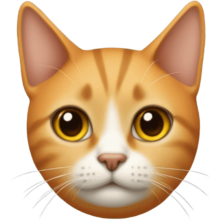 gato naranja y dueña rubia emoji