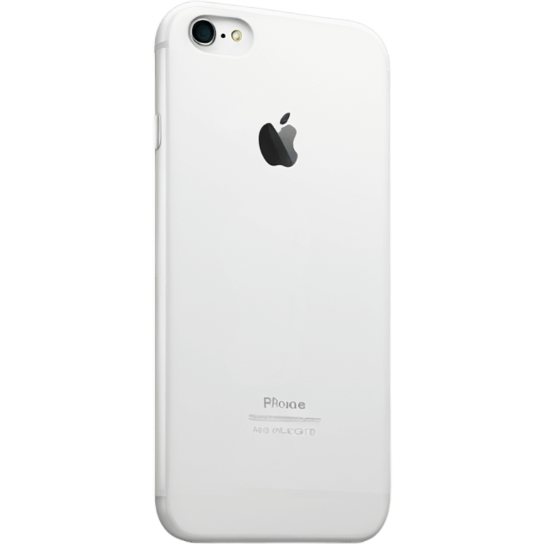 white iphone emoji