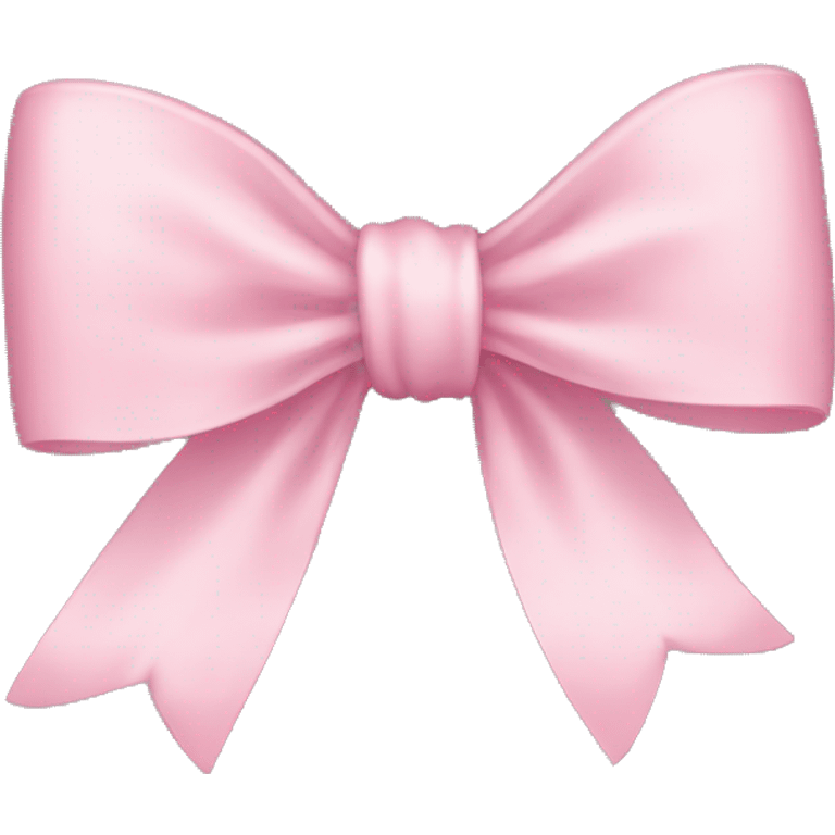 Light pink bow emoji