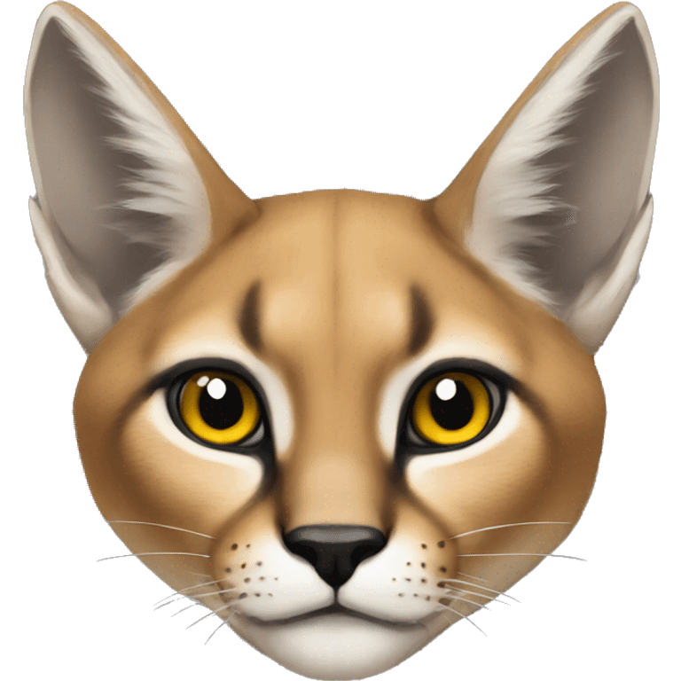 Caracal head emoji