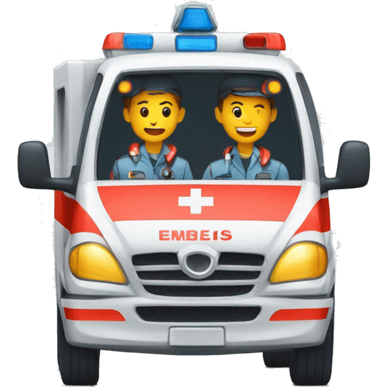 Enfermero de emergencias de ambulancia emoji