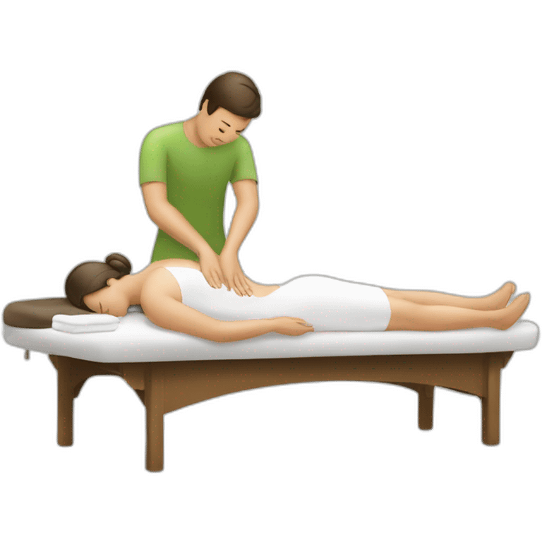 a massage emoji