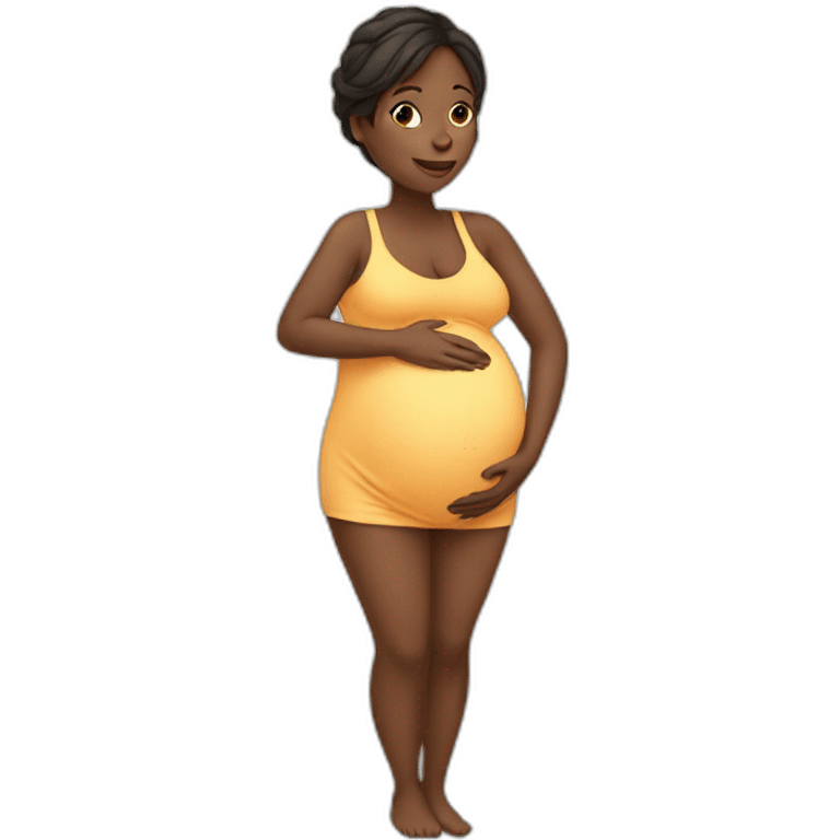 pregnant woman emoji