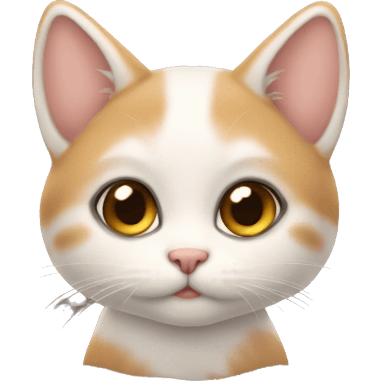 Small cute little kitzinka emoji