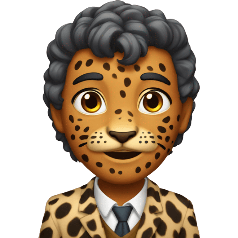 corazon de leopardo emoji