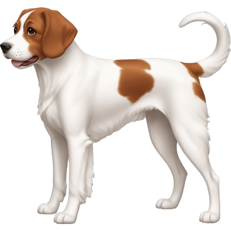 Brittany Dog Breed Full Body emoji