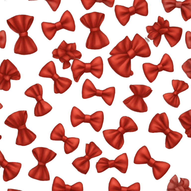 Red bow emoji