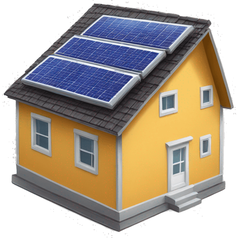 solar panel on House emoji