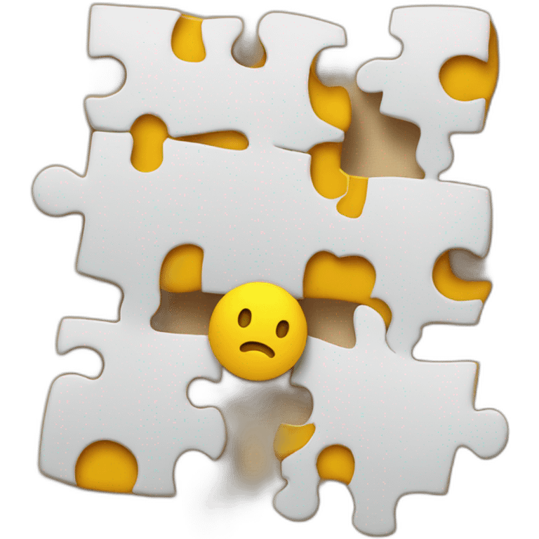 Puzzle kawai emoji