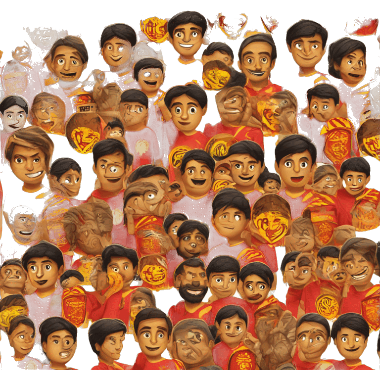 East Bengal a football club from India emoji