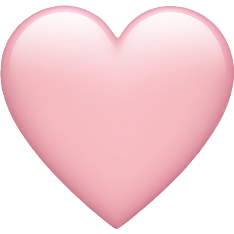 Light pink heart emoji