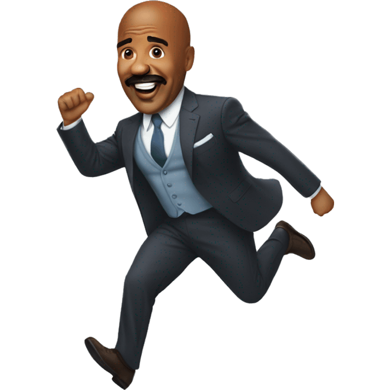 Steve Harvey bouncing on the ground emoji