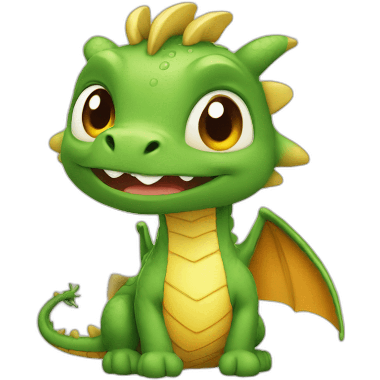 dragon cute italy emoji