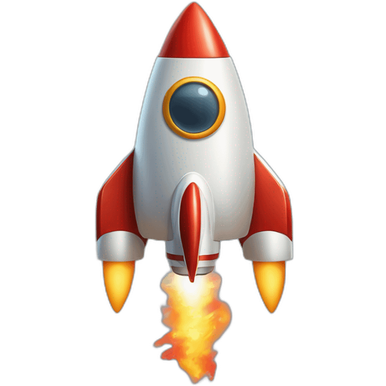 copy the rocketship emoji but make it look like a christmas tree and with flames flying in the same direction as the rocketship emoji emoji