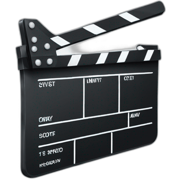 clapperboard emoji