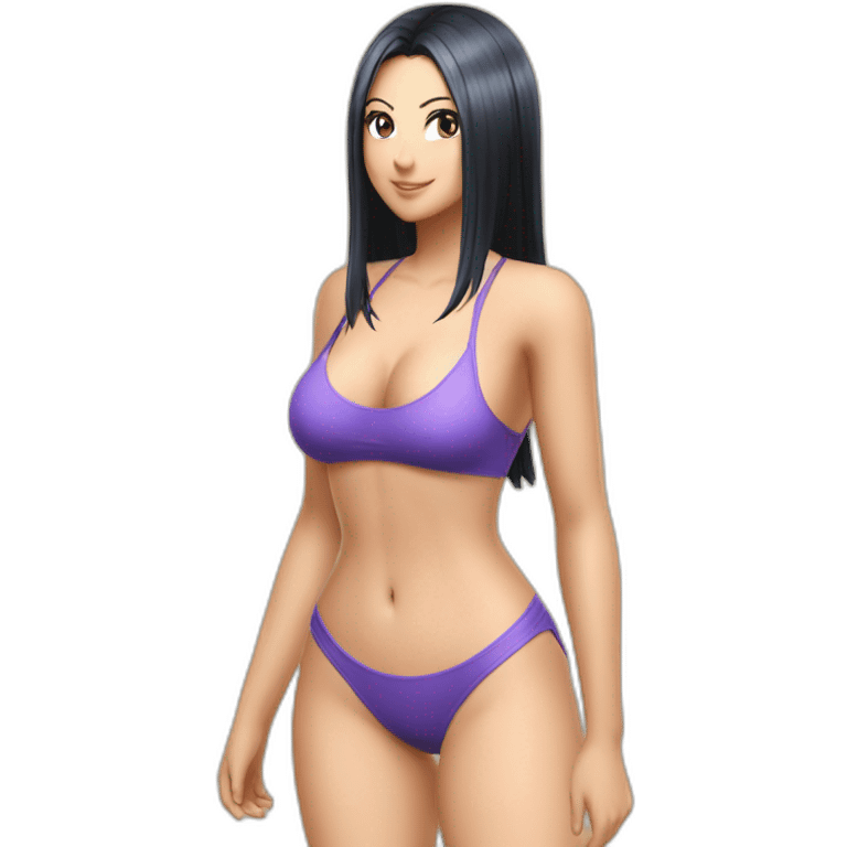 nico robin full body pawg tight small swimsuit back emoji