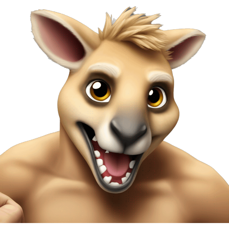 kangaroo boxing jake paul emoji