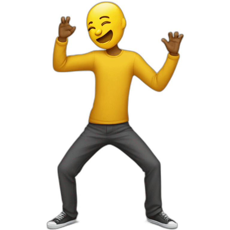 humain qui dab emoji