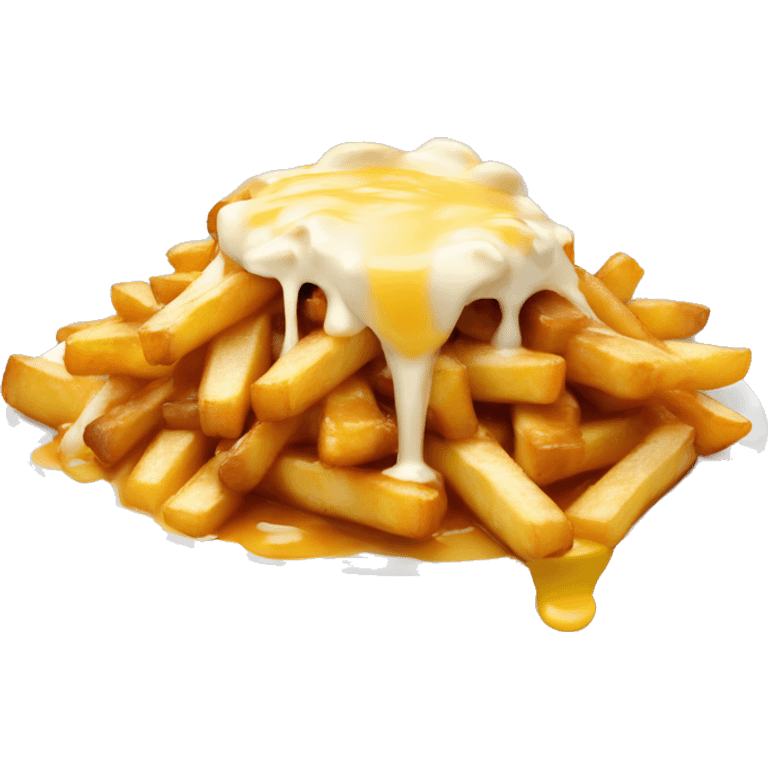 Poutine qui mange une poutine  emoji